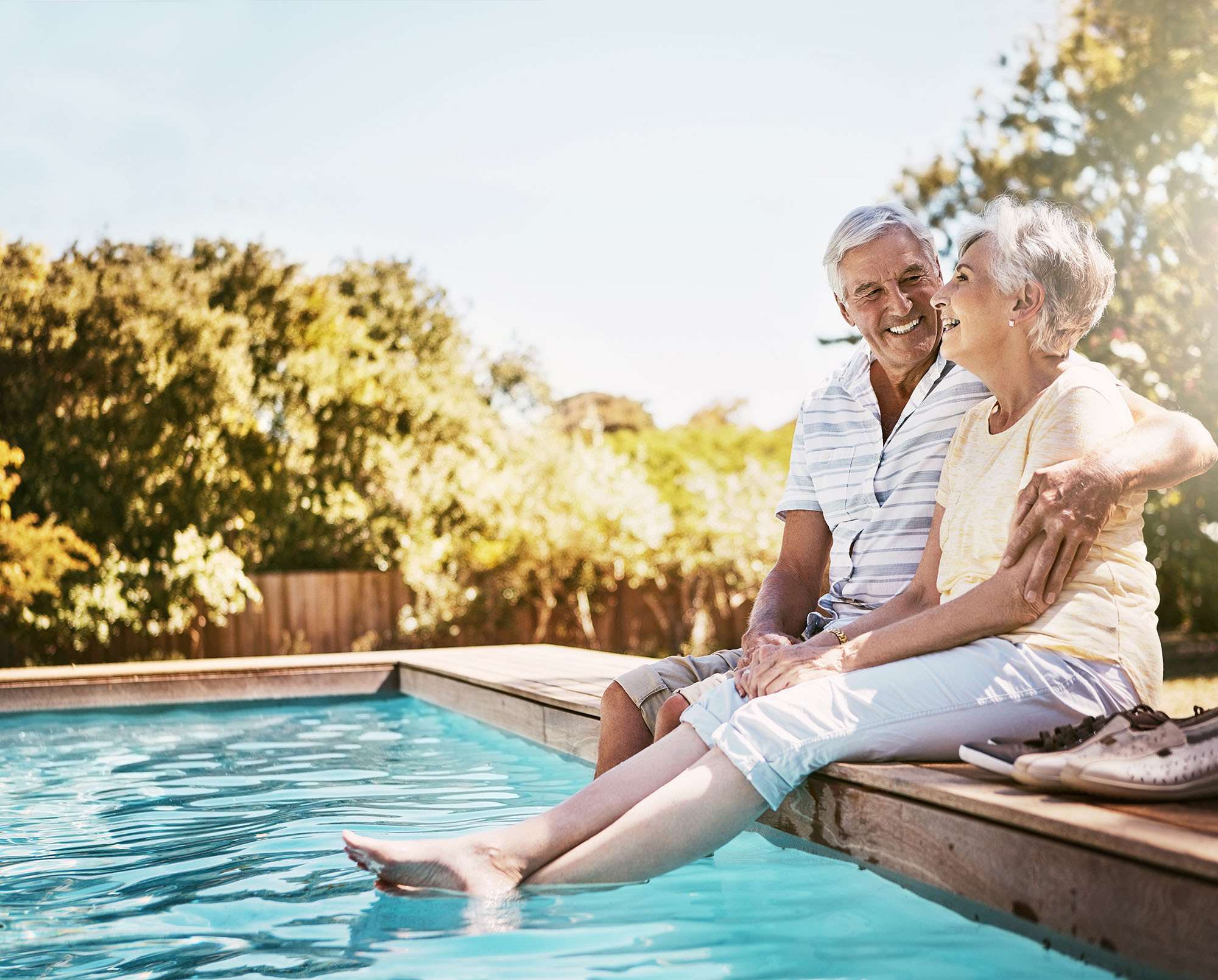 Residents enjoying the Monterey community